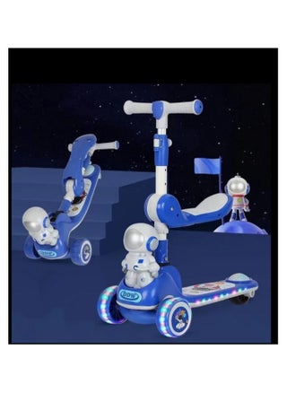 Kick scooter for kids with a fun astronaut character design, adjustable to fit various ages from 3 years and above, with stable wheels for a safe riding experience, making it the perfect choice for every adventure! - pzsku/Z4894D225FE233AC41D27Z/45/1743082594/8007f196-7c8c-4fb2-871a-8b5c414d9ee0
