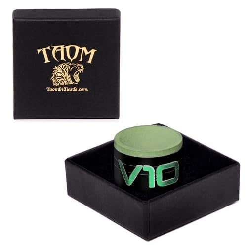 TAOM V10 Billiard Pool Cue Premium Chalk Green in Branded Box - Image 4