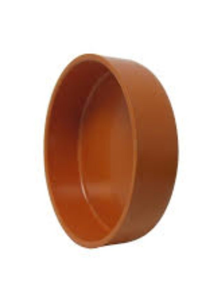 KNP KNP Red End Cap UPVC Pipe Fitting (6) is used to seal the end of a pipe, providing a secure and leak-proof closure. - Image 2