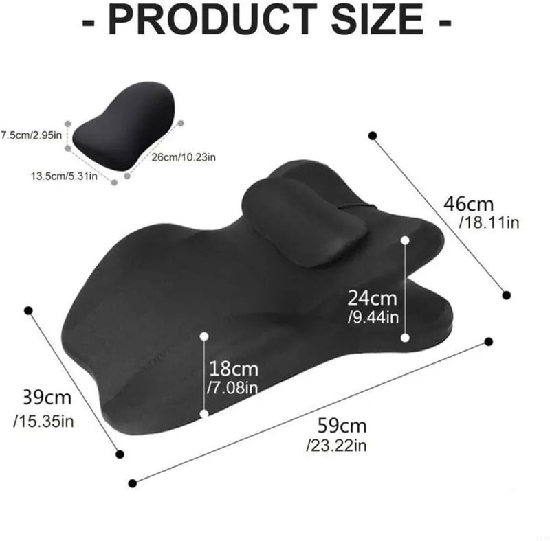 Sweet Pillow, Wedge Memory Foam, Provides Waist and Neck Support, Suitable Compatible for Comfortably Bear Pressure(Green) - Image 3