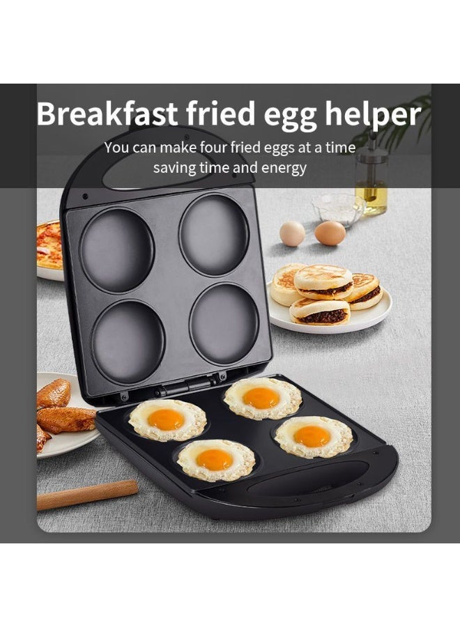 Sokany SK-822 Electric Arepa & Multi-Food Maker - 4-Section Non-Stick Pancake, Corn Cake, Egg & Breakfast Sandwich Cooker, Indicator Lights & Temperature Control, 1400W - Image 3