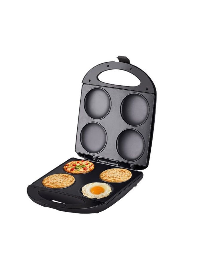 Sokany SK-822 Electric Arepa & Multi-Food Maker - 4-Section Non-Stick Pancake, Corn Cake, Egg & Breakfast Sandwich Cooker, Indicator Lights & Temperature Control, 1400W - Image 1