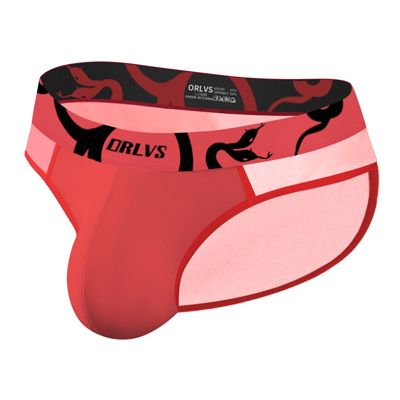 ORLVS Men's Breathable Cotton Solid Color Low Rise Boxer Briefs for Fitness & Daily Wear OR649 - Image 1