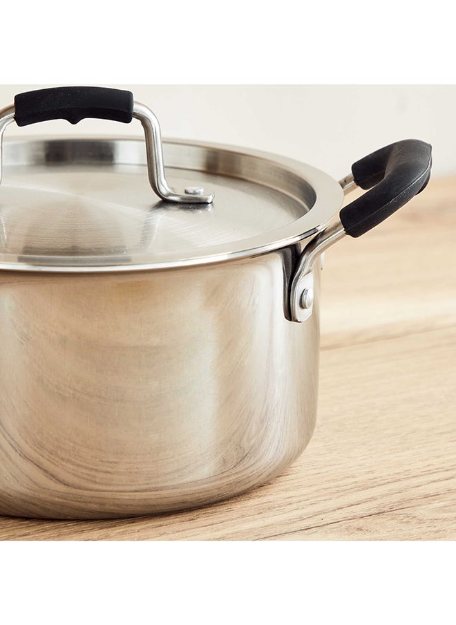 Home Box Glisten Triply Casserole with Steel Lid 26 x 13 x 20  - Image 3