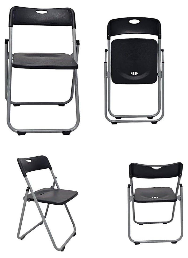 KARNAK Folding Chair – Lightweight, Compact, and Convenient Black  - Image 2