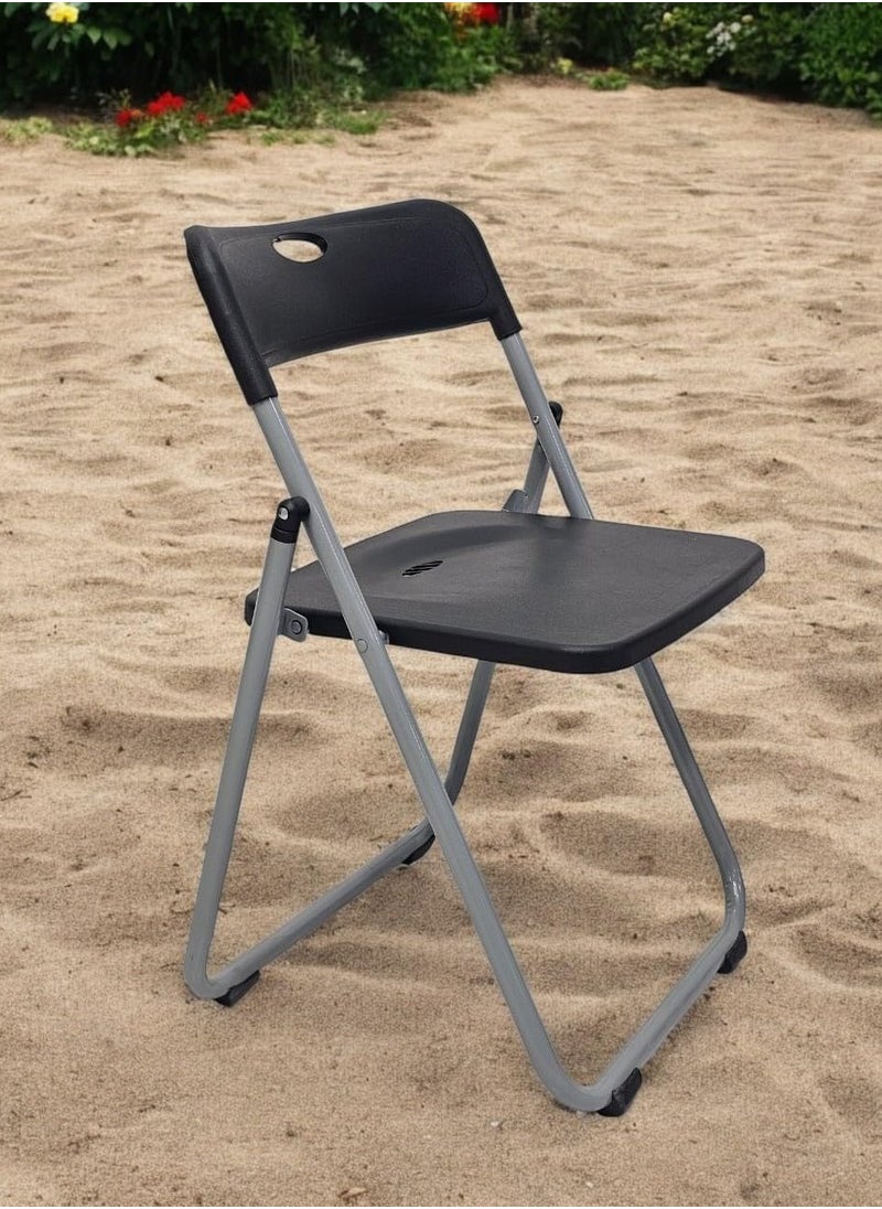 KARNAK Folding Chair – Lightweight, Compact, and Convenient Black  - Image 5