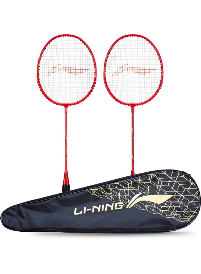 Li-Ning LI-NING Mega Power MP 8 - Pack of 2 + 1 Full Cover Multicolor Strung Badminton Racquet  (Pack of: 3, 90 g) - Image 1