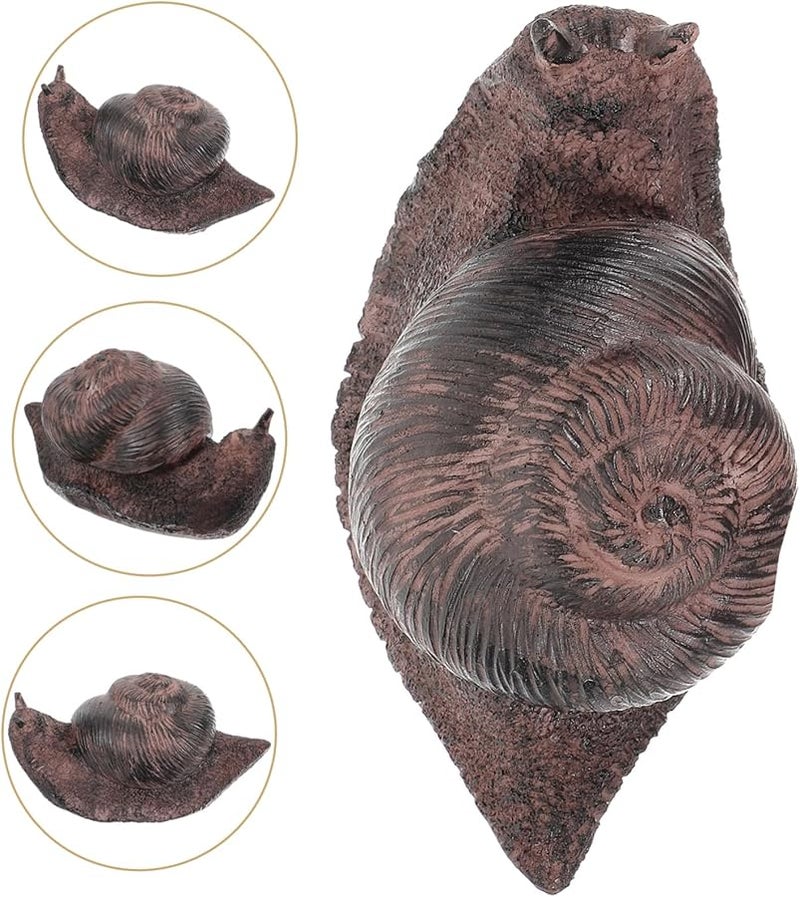 أنجويلي صندوق تخزين خارجي حجري مقلد حامل مفاتيح زينة الحديقة - Image 4