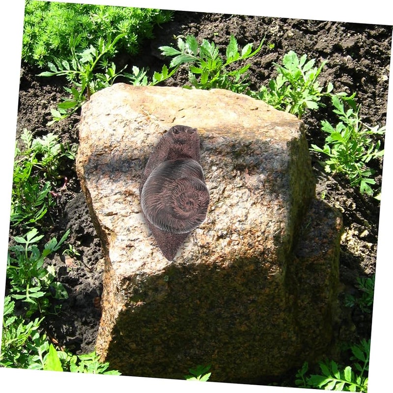 أنجويلي صندوق تخزين خارجي حجري مقلد حامل مفاتيح زينة الحديقة - Image 5