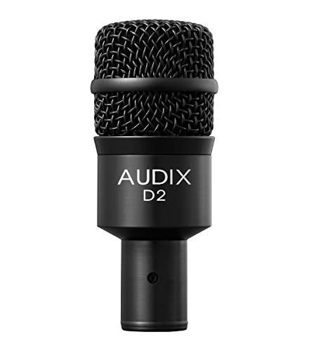 Audix D2 Hypercardioid Dynamic Instrument Microphone for Kick Drums, Toms, and Bass Instruments - Image 1