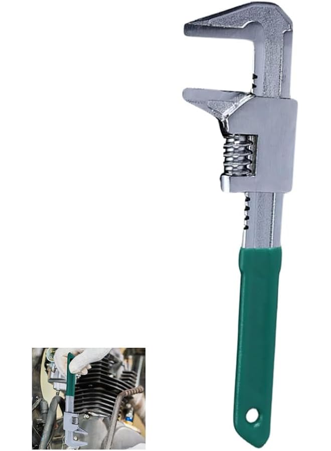 promass Adjustable Wrench, F Type Wrench Adjustable Wrench, Faucet Pliers Adjustable Spanner Wrench, Repair Spanner Wrench Hand Tool, Water Pump Pliers 45# Steel Major Hand Tools