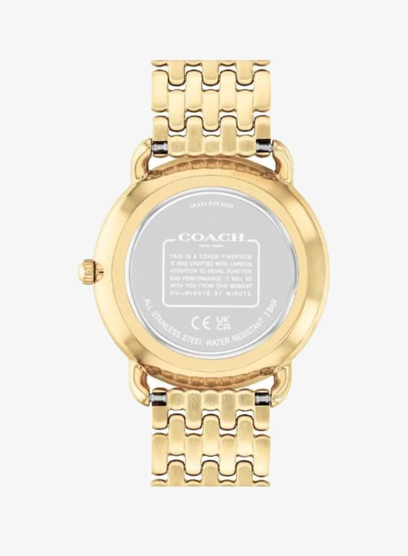 COACH Analogue Watch with Steel Bracelet