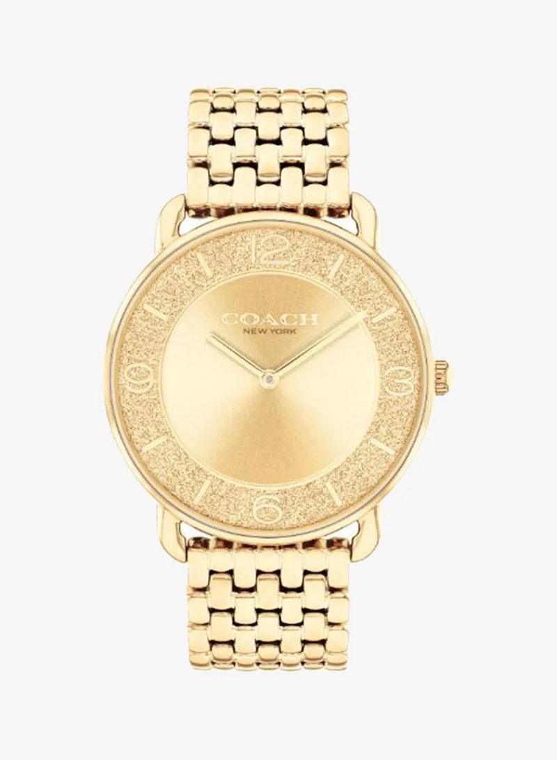 COACH Analogue Watch with Steel Bracelet