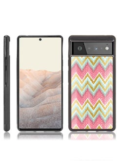 TPU Protection and Hybrid Rigid Clear Back Cover Case Waves for Google Pixel 6 Pro