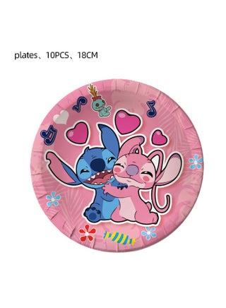 52-piece Stitch themed birthday party disposable supplies set - view 2