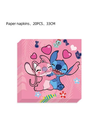 52-piece Stitch themed birthday party disposable supplies set - view 3