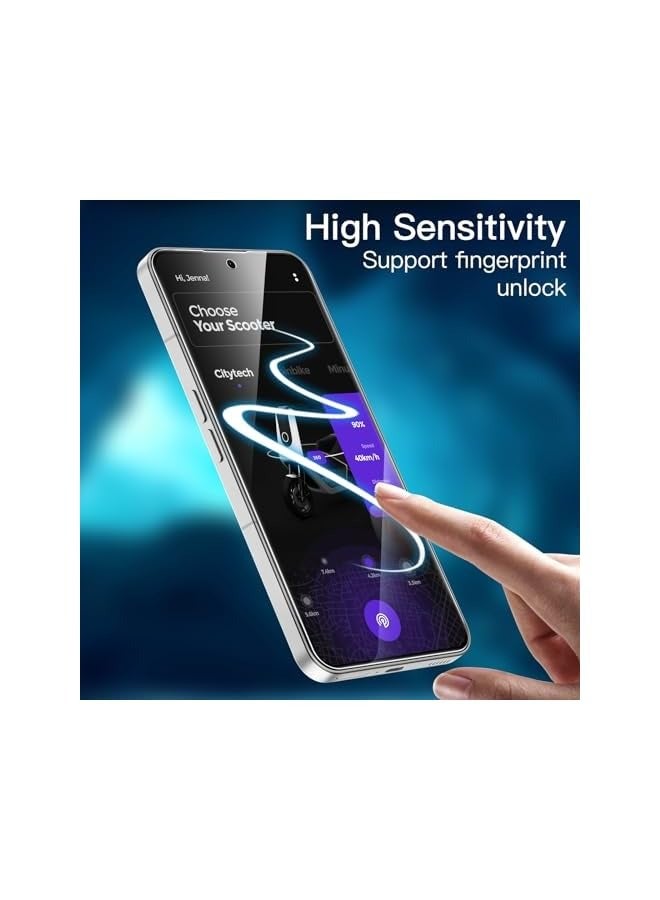 Jetech Screen Protector for Nothing Phone 2 6.7-Inch, 9H Tempered Glass Film, Anti-Scratch, HD Clear, 3-Pack - Image 4