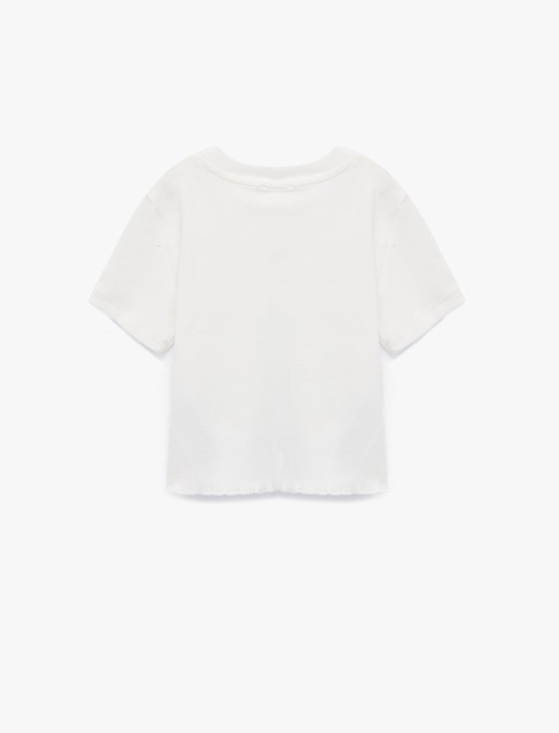 KOTON Crop T-Shirt - Image 3