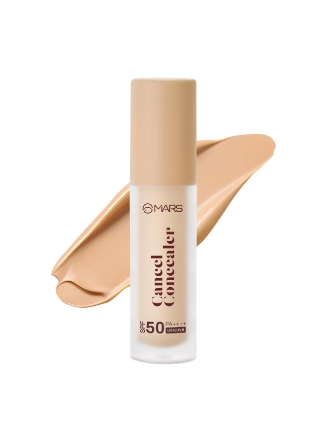 مارس خافي عيوب MARS SPF50 PA++++ بلمسة نهائية طبيعية مشرقة (6.0 مل) (05-SANDSTONE) | خفيف الوزن | تغطية متوسطة إلى عالية | يدوم طويلاً ومتعدد الاستخدامات | مقاوم للتجاعيد - Image 1