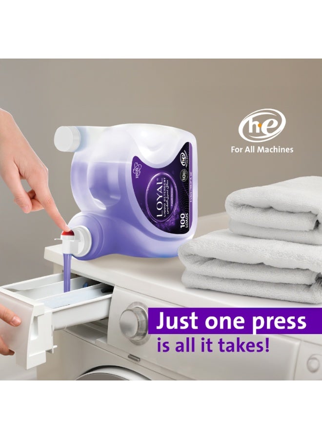 loyal Liquid Detergent Purple Passion With Enzyme Action Up to 100 Loads - 5 Liters - Image 3