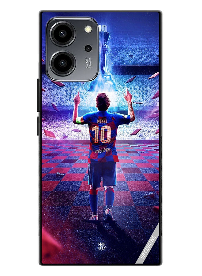 VR CREATIVE Protective Case Cover For Honor 80 SE Messi Design Multicolour - Image 1