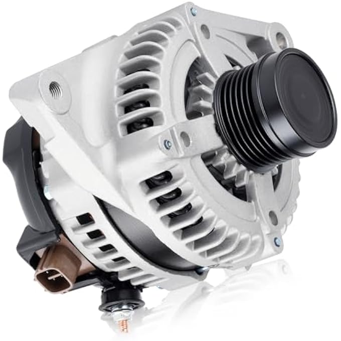Farrme 11402 Car Alternator 12V 100 Amp, 6-Groove Pulley Fit for Camry 2012-2015, for RAV4 2009-2012, tC 2011-2016 L4 2.5L Automotive Replacement Alternators 12946, VND0512, AND0512, 400-52452R - Image 1