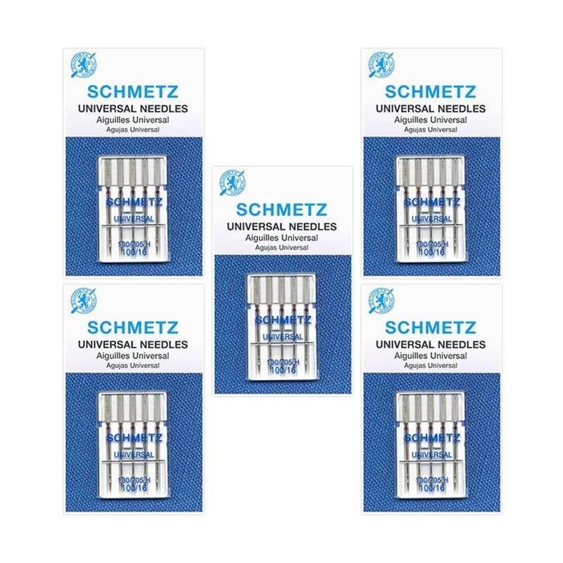 SCHMETZ Universal Sewing Machine Needles Heavy Duty Multi Purpose Sewing Needle Size 10016 5Needle Card Pack of 5 - Image 2