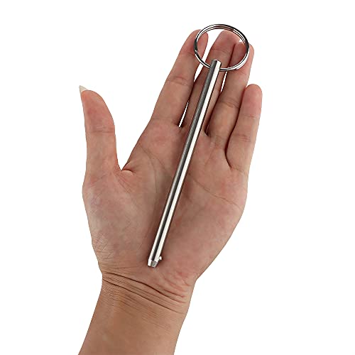 VTurboWay 2 Pack Long Quick Release Pin, Diameter 1/4"(6.3mm), Overall Length 4-3/4"(120mm), Usable Length 4.13"(105mm), Full 316 Stainless Steel, Bimini Top Pin, Marine Hardware - Image 5