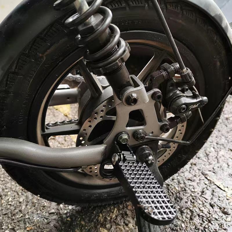 Mokuo Scooter Footpegs E-bike Footpeg in Aluminum Alloy, Lenght 12cm/4.7",Compatible with Scooter Mopeds E-Bike Mini Bikes,Installation Hole Spacing: 4-5cm - Image 5