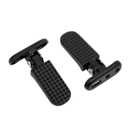 Mokuo Scooter Footpegs E-bike Footpeg in Aluminum Alloy, Lenght 12cm/4.7",Compatible with Scooter Mopeds E-Bike Mini Bikes,Installation Hole Spacing: 4-5cm - Image 1