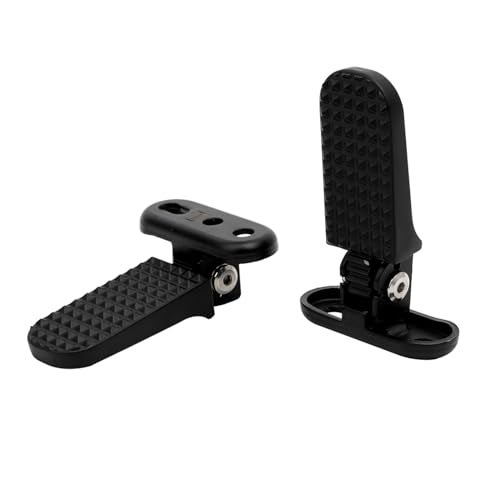 Mokuo Scooter Footpegs E-bike Footpeg in Aluminum Alloy, Lenght 12cm/4.7",Compatible with Scooter Mopeds E-Bike Mini Bikes,Installation Hole Spacing: 4-5cm - Image 3