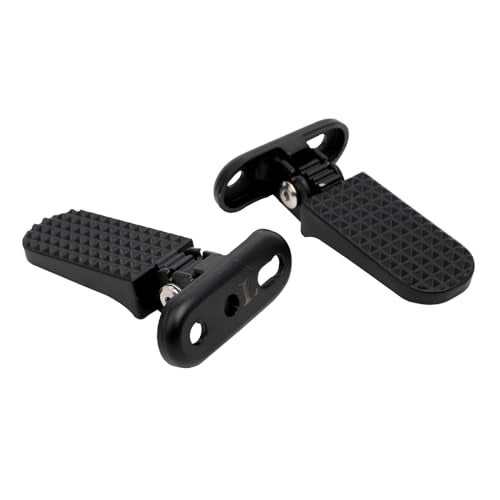 Mokuo Scooter Footpegs E-bike Footpeg in Aluminum Alloy, Lenght 12cm/4.7",Compatible with Scooter Mopeds E-Bike Mini Bikes,Installation Hole Spacing: 4-5cm - Image 2
