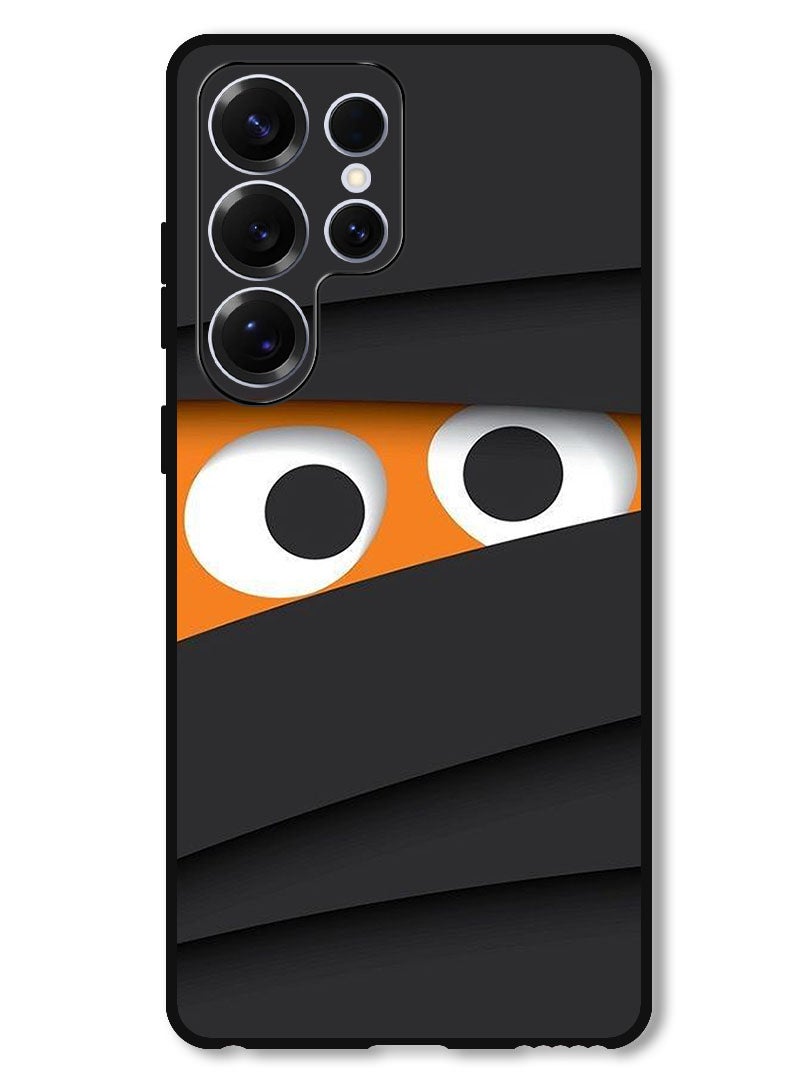 Theodor Protective Case Anti Scratch Shock Proof Bumper Cover For Samsung Galaxy S25 Ultra Two Eyes Appearing - Image 1