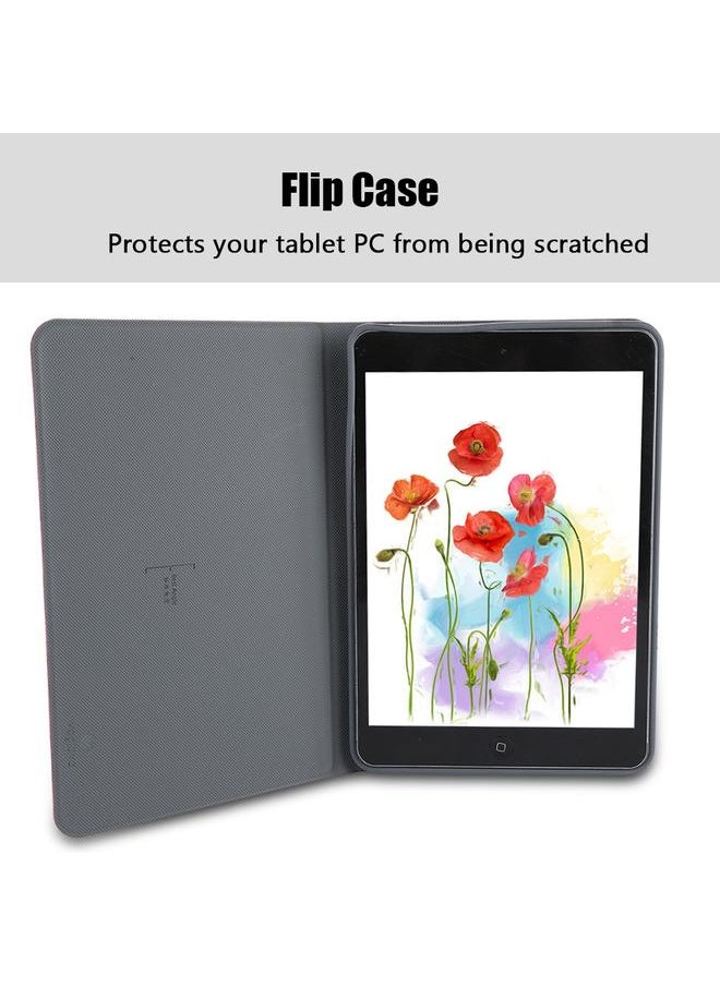 Protective Case for iPad Mini 4 Anti-crack Full Covering Flip Case for iPad Mini4 - Dark Blue