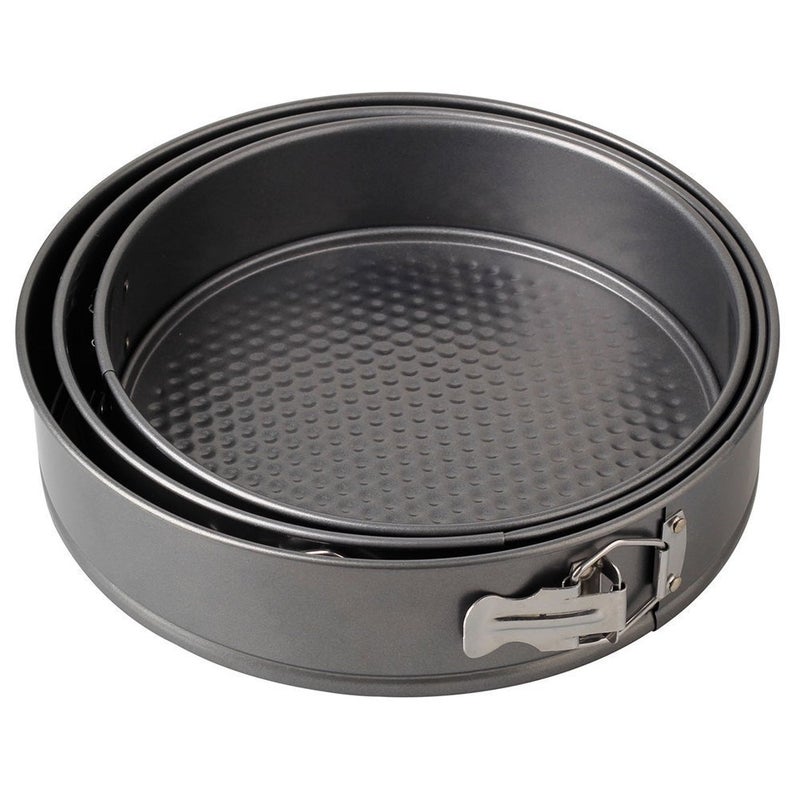 WAY BEYOND Aluminium Round Shape Cake Mould Set of 3 - Image 2