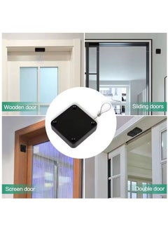 Generic Punch Free Automatic Sensor Door Closer Automatic Door Closer with Pull Cord 1200g Pull Multifunctional Function Auto Door Closer  - Image 5