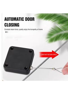 Generic Punch Free Automatic Sensor Door Closer Automatic Door Closer with Pull Cord 1200g Pull Multifunctional Function Auto Door Closer  - Image 3