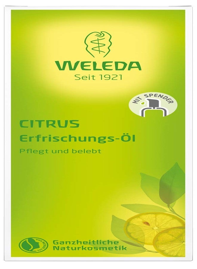 Weleda زيت الجسم المنعش من ويليدا بنكهة الحمضيات، 3.4 أونصة سائلة، زيت جسم غني بالنباتات مع قشر الليمون وزيوت اللوز الحلوة - Image 2