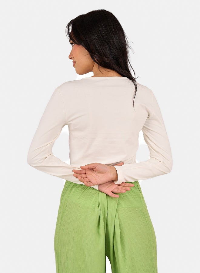 Clue Long Sleeves Basic Top - Image 5