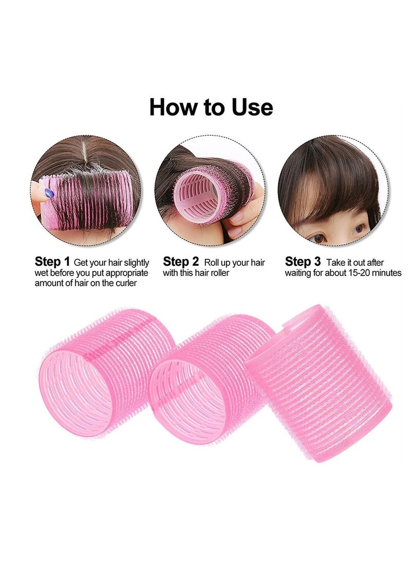 BLOOMING TIME 10-Piece Hair Rollers Self Grip Salon Hairdressing Curlers DIY Curling Tool  - Image 2