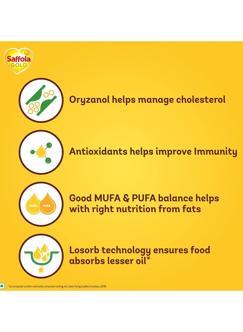 Saffola Gold Refined Oil - Image 3