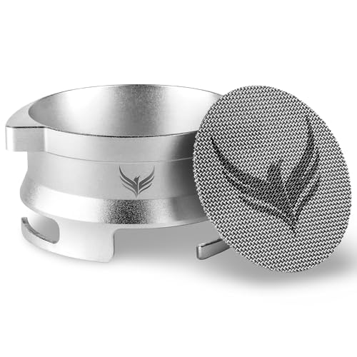 KNODOS 54mm Dosing Funnel Espresso Puck Screen Set KNODOS Grinder Trigger Portafilter Funnel and Filter Compatible with Breville 54mm Portafilters - Image 1