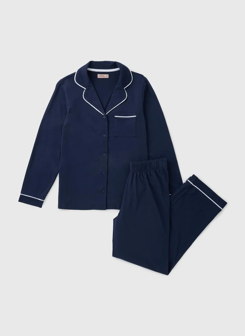 Matalan Navy Tradition Pyjama Set