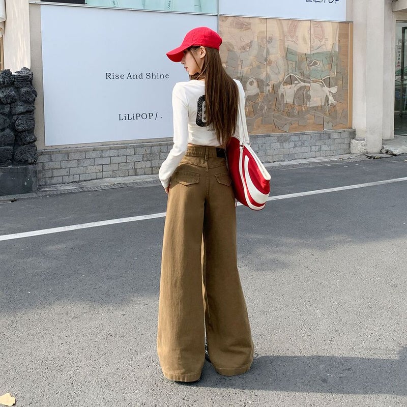Unisex Casual Daily Denim Jeans - Image 5