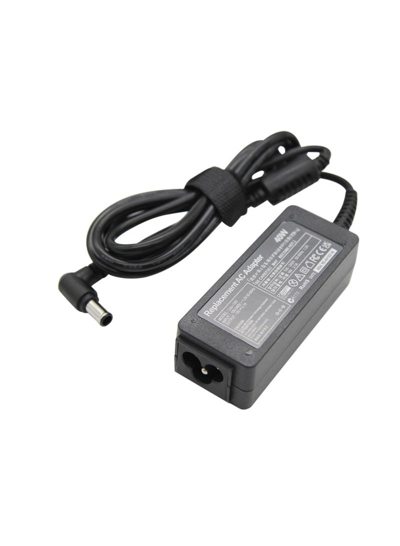 Terabyte محول شاحن لـ LG 40W 19V 2.1A 6.5x4.4 شاشة 23/24/2732/22/20/19 بوصة LED LCD LCAP26B-E AP16B-A ADS-45FSN-19 19040GPCU لتلفاز سامسونج 32" مع كابل قابس المملكة المتحدة - Image 2