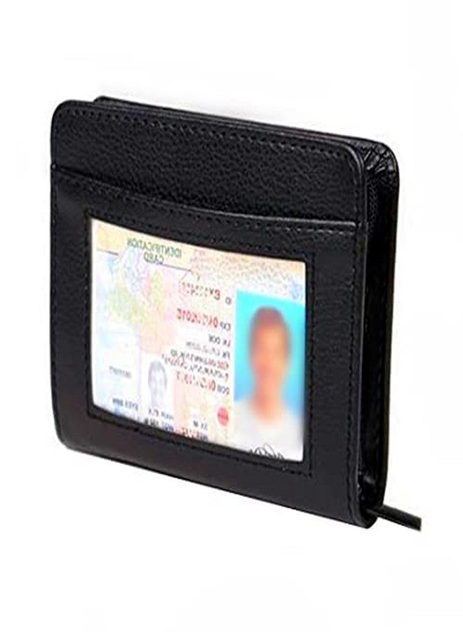 JahyShow 36 Slots Credit Card Holder Wallet Zip Leather Card Case RFID Blocking - Image 1