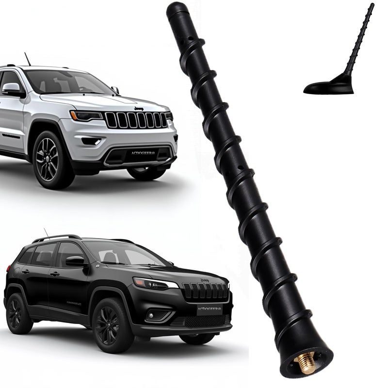Acdogeer 7 Inch Antenna Fits for 2011-2025 Jeep Cherokee Grand Cherokee Dodge Avenger Liberty Durango Dart Journey Antenna for Chrysler 200 for Fiat 500 OEM 5091100AA 68297936AA 5091100AB - Image 1