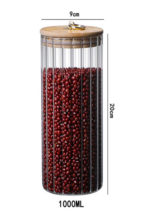 NKX Glass Storage Jar With Ring Lid  - Image 1