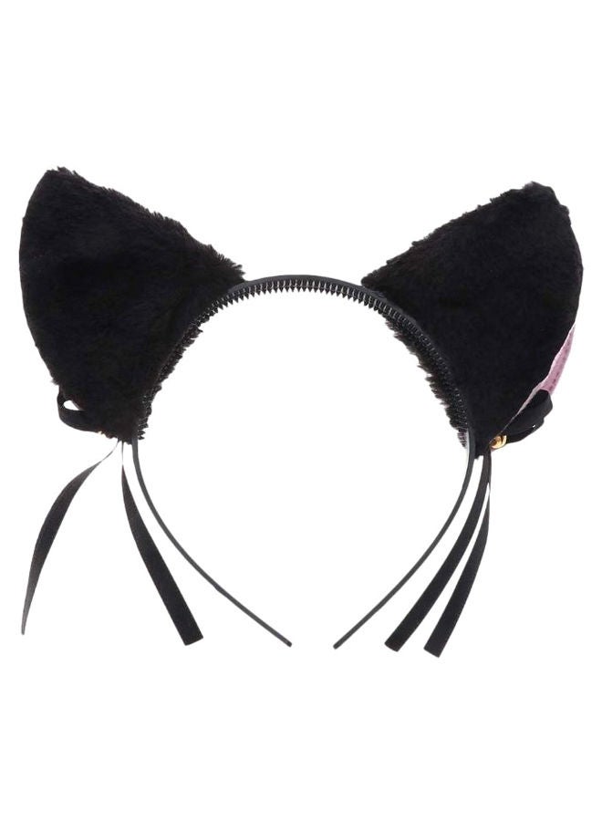NIBEMINENT Cat Ear Cosplay Headband Black