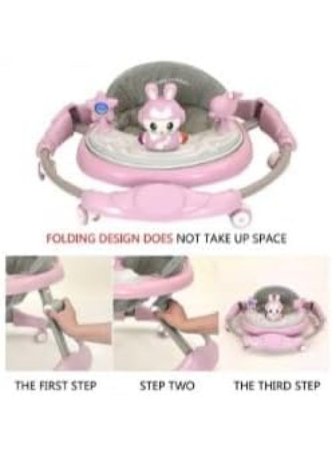 Foldable baby walker and baby  Multifunctional Electric Baby Walker - Image 3